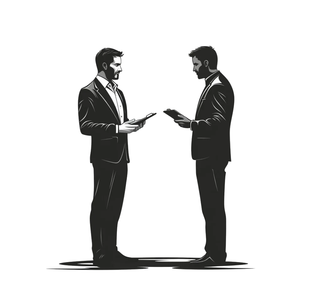 Autoimpordi spetsialistid vaatavad dokumente üle