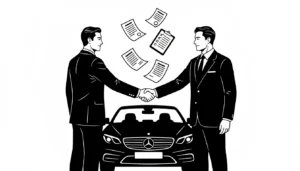 Auto import Saksamaalt — käepigistus ja dokumentide üleandmine